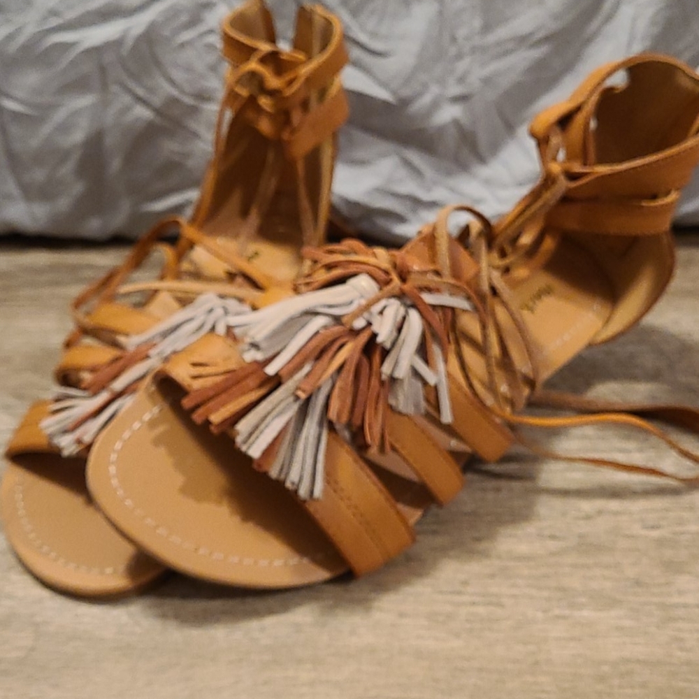 Tan sandals